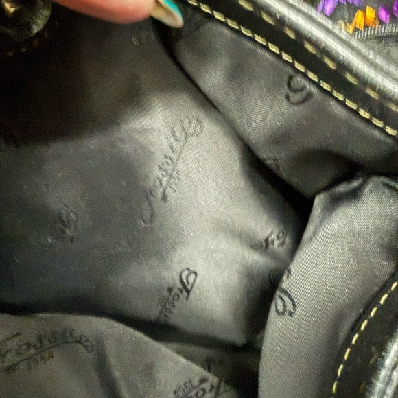 EUC Fossil Classic Black Leather Tote Bag - Versatile Everyday Carry